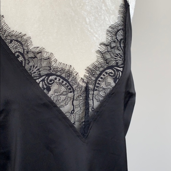 Gentle Fawn black lace front camisole - Picture 2 of 7